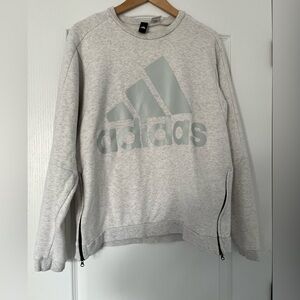 ADIDAS - Sweatshirt - Grey - Large